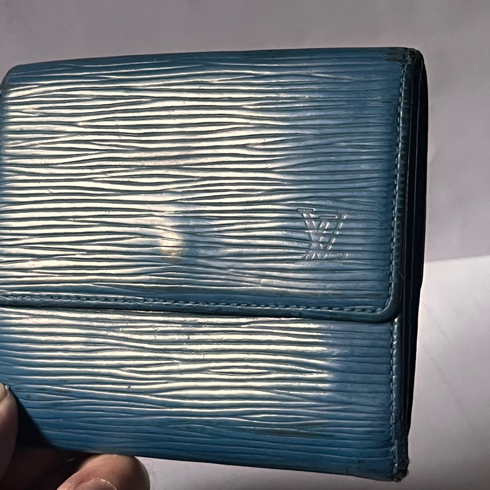 Louis Vuitton Blue Epi Leather Wallet